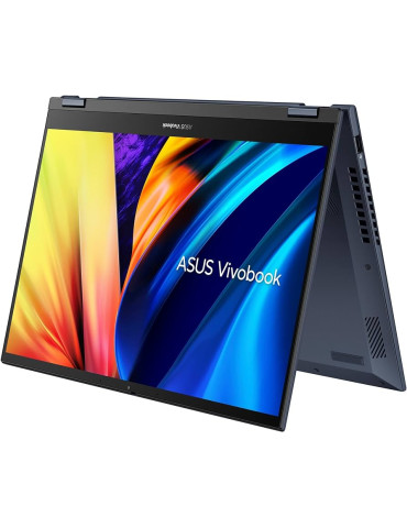 Лаптоп Asus VivoBook S14 Flip TN3402YA-LZ127W, AMD Ryzen 5 7530U, 14" WUXGA, LED, IPS Glossy Touch screen, 16GB RAM, 512GB SSD, Win 11 Home - 90NB1111-M00AB0