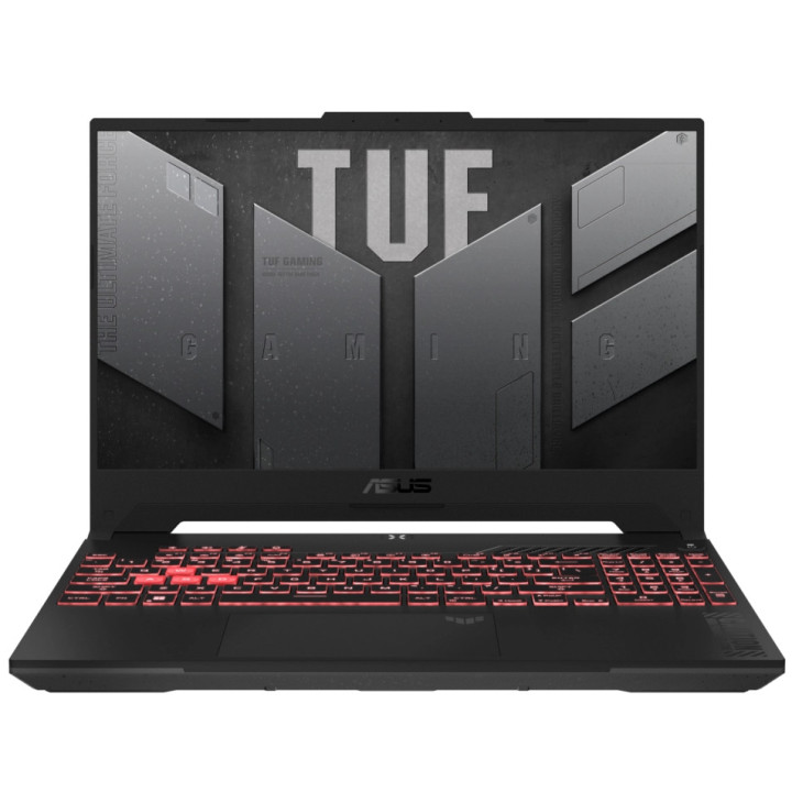Лаптоп Asus TUF GAMING A15 FA507NU-LP032, AMD Ryzen 7 7735HS, 15.60" FHD IPS 144Hz AG, 16GB RAM, 1TB SSD, NVIDIA GeForce RTX 4050 6GB GDDR6 - 90NR0EB5-M007S0