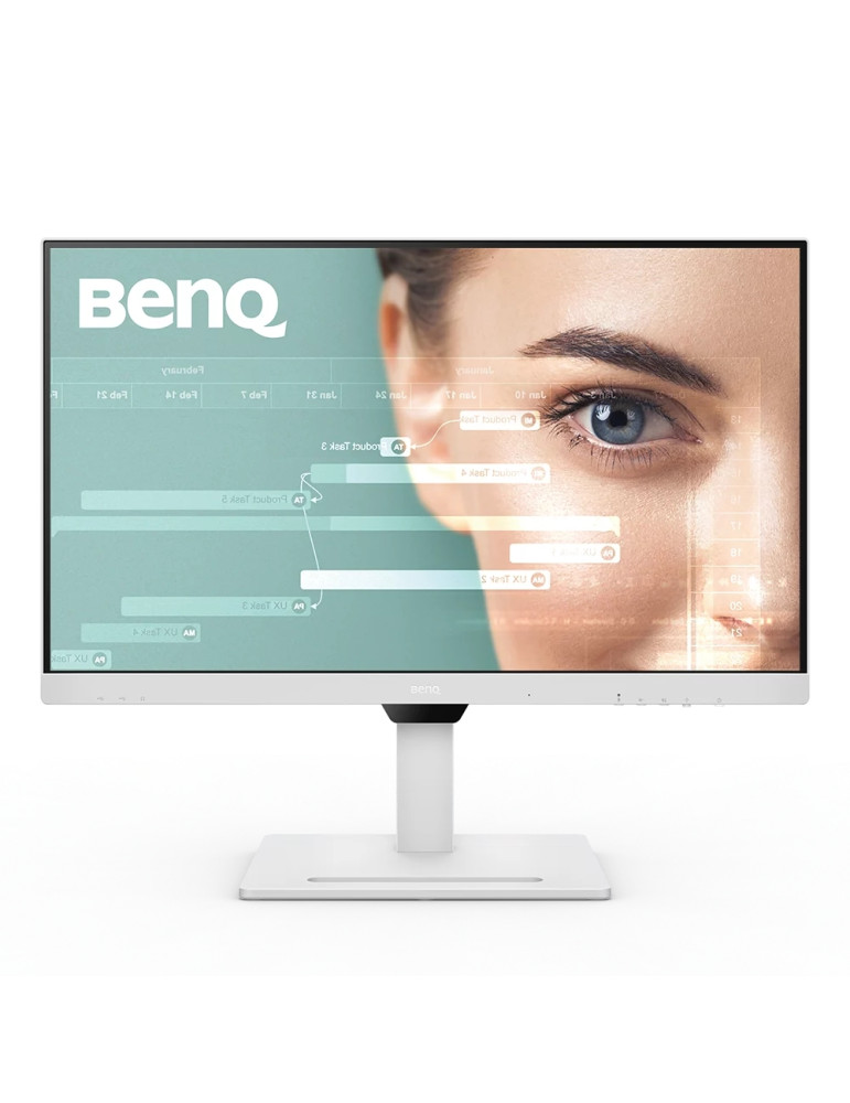 Монитор BenQ GW2790QT 27" IPS, 5ms, QHD 2560x1440, 75Hz, 99% sRGB, Eye Reminder, LBL, B.I. Gen2, ePaper, 20M:1 DCR, 8 bit, 350cd/m2, HDMI, DP, USB-C 60W, USB 3.2, 2Wx2, White - 9H.LLGLA.TBE