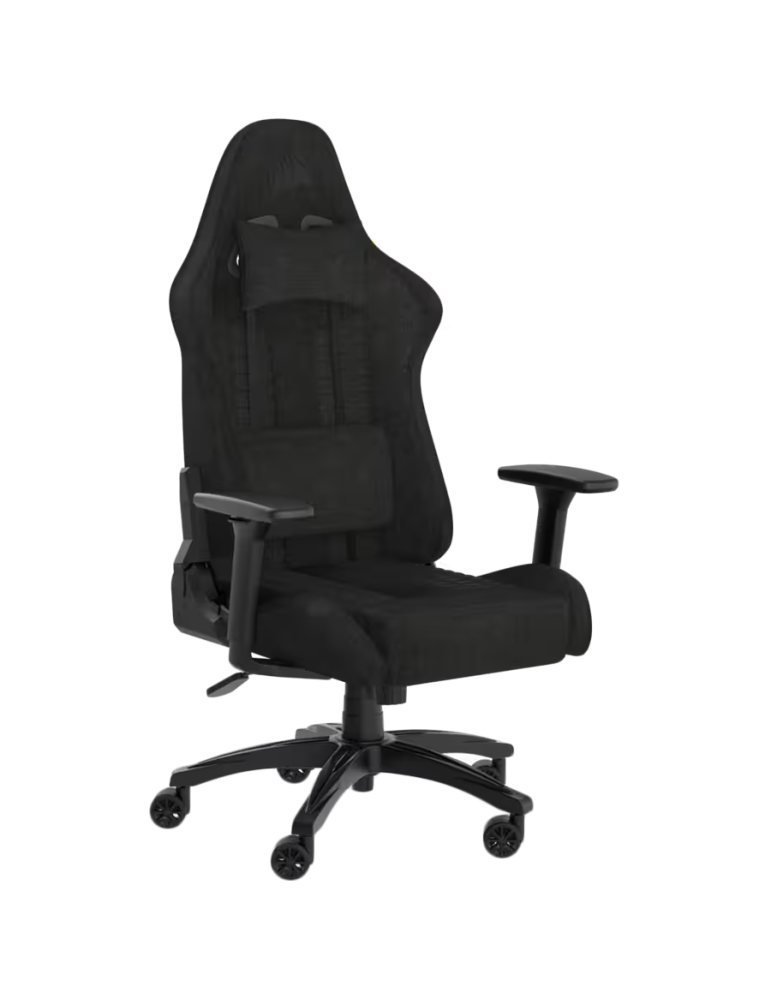 Геймърски стол Corsair TC100 RELAXED, Fabric, Black - CF-9010051-WW