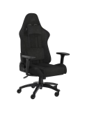 Геймърски стол Corsair TC100 RELAXED, Fabric, Black - CF-9010051-WW