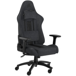 Геймърски стол Corsair TC100 RELAXED, Fabric, Grey and Black - CF-9010052-WW