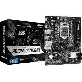 Дънна платка AsRock H510M-H2/M.2 SE, LGA1200, DDR4, HDMI, 1x M.2, mATX