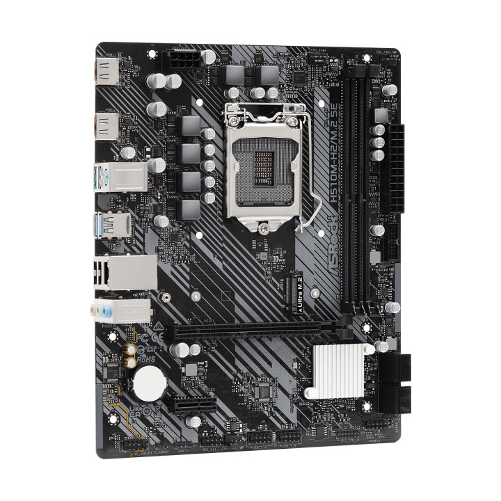 Дънна платка AsRock H510M-H2/M.2 SE, LGA1200, DDR4, HDMI, 1x M.2, mATX