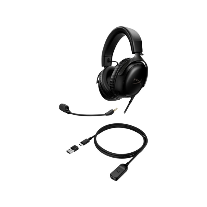 Геймърски слушалки HyperX Cloud III, Микрофон, черен - 727A8AA