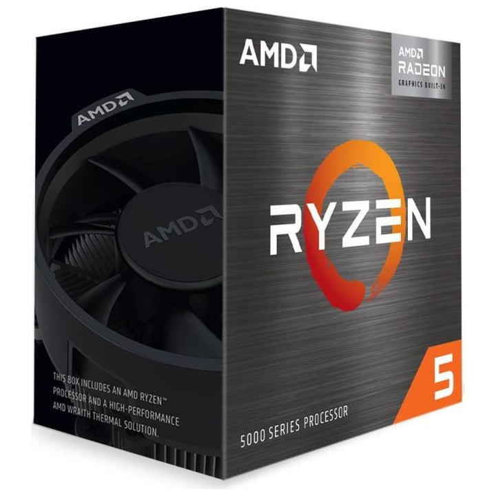 Процесор AMD Ryzen 5 5600GT, 6-Core, 3.6GHz, Up to 4.6GHz, 65W, AM4 - 100-100001488BOX
