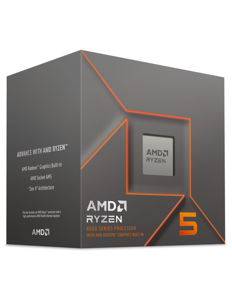 Процесор AMD CPU Desktop Ryzen 5 6C/12T 8500G (3.8/5.0GHz Max, 22MB,65W,AM5) box - 100-100000931BOX