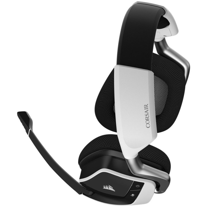 Безжични геймърски слушалки Corsair VOID RGB ELITE White - CA-9011202-EU