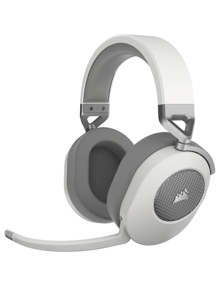 Bluetooth геймърски слушалки Corsair HS65, White (EU), v2 - CA-9011286-EU2