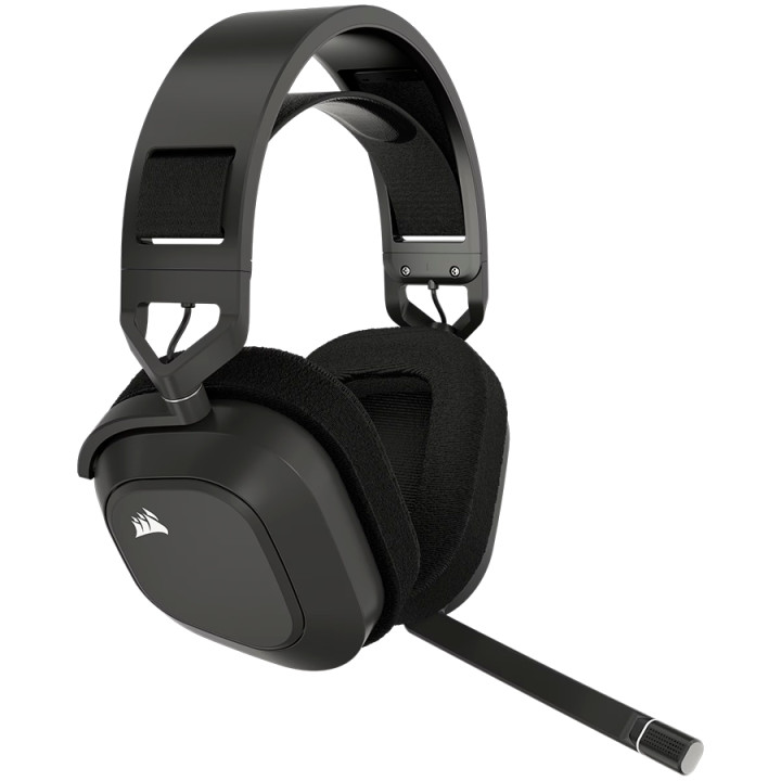 Bluetooth геймърски слушалки Corsair HS80 MAX, Steel Gray - EU - CA-9011295-EU