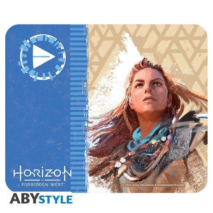Геймърски пад ABYSTYLE HORIZON RAW MATERIALS, "Aloy Tribal", 235 х 195 x 3мм - ABYACC523