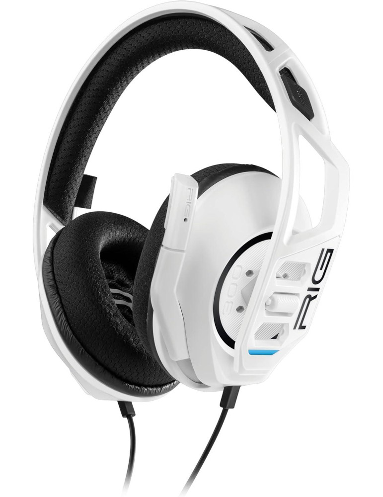Геймърски слушалки Nacon RIG 300 PRO HS, бял - RIG300PROHSW
