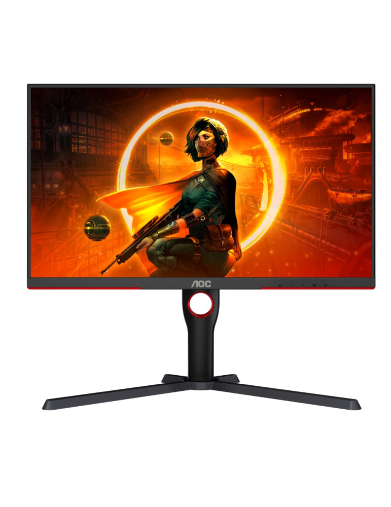 Монитор AOC Q27G3XMN/BK, 27" IPS MiniLED, 2560x1440@180Hz, 1ms GtG, 1000cd/m2, 3000:1, DCR 80M:1, Adaptive Sync, FlickerFree, Low Blue Light, HDMI, DP - Q27G3XMN/BK