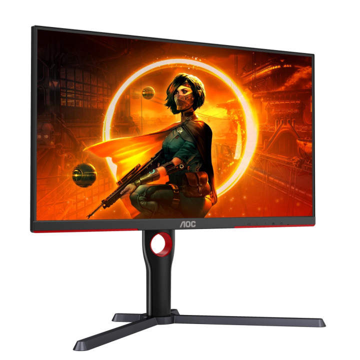 Монитор AOC Q27G3XMN/BK, 27" IPS MiniLED, 2560x1440@180Hz, 1ms GtG, 1000cd/m2, 3000:1, DCR 80M:1, Adaptive Sync, FlickerFree, Low Blue Light, HDMI, DP - Q27G3XMN/BK