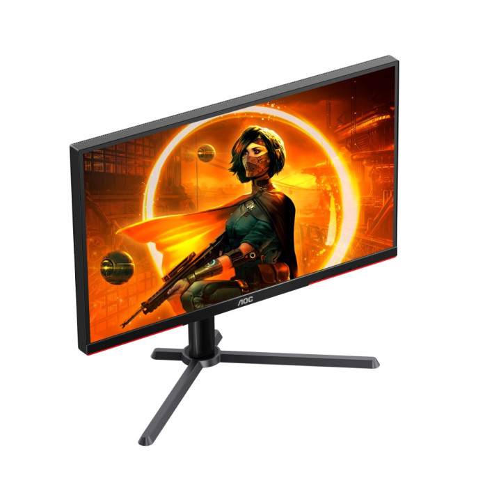 Монитор AOC Q27G3XMN/BK, 27" IPS MiniLED, 2560x1440@180Hz, 1ms GtG, 1000cd/m2, 3000:1, DCR 80M:1, Adaptive Sync, FlickerFree, Low Blue Light, HDMI, DP - Q27G3XMN/BK