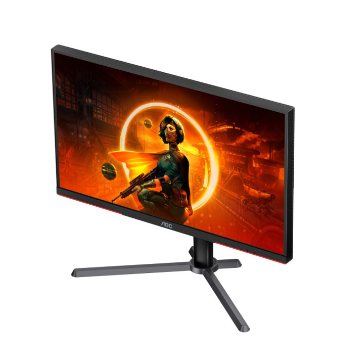 Монитор AOC Q27G3XMN/BK, 27" IPS MiniLED, 2560x1440@180Hz, 1ms GtG, 1000cd/m2, 3000:1, DCR 80M:1, Adaptive Sync, FlickerFree, Low Blue Light, HDMI, DP - Q27G3XMN/BK