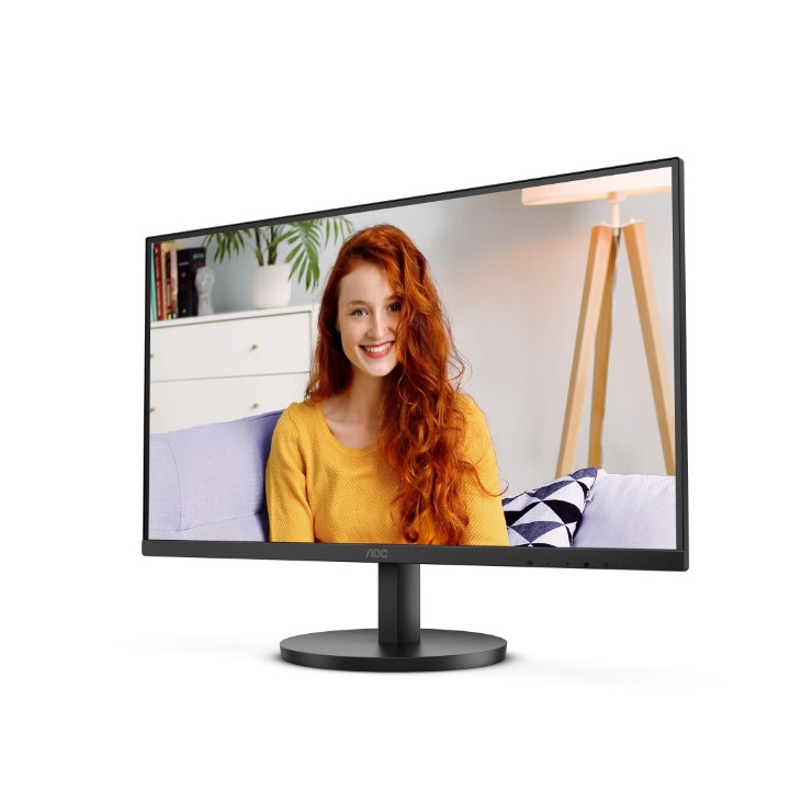 Монитор AOC 27B3HMA2, 27" VA WLED, 100Hz, 4ms GtG, 1ms MPRT, 3000:1, 20M:1 DCR, Adaptive Sync, FlickerFree, Low Blue Mode, 2Wx2, D-SUB, HDMI - 27B3HMA2