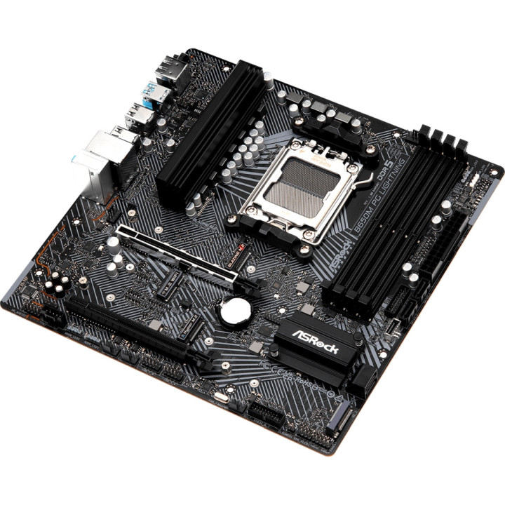 Дънна платка AsRock B650M Phantom Gaming Lightning, AM5, DDR5 - 90-MXBMV0-A0UAYZ