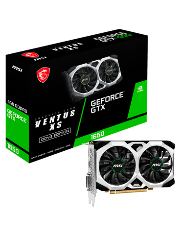 Видео карта MSI Nvidia GeForce GTX 1650 D6 VENTUS XS OCV3, 4GB GDDR6, 128bit