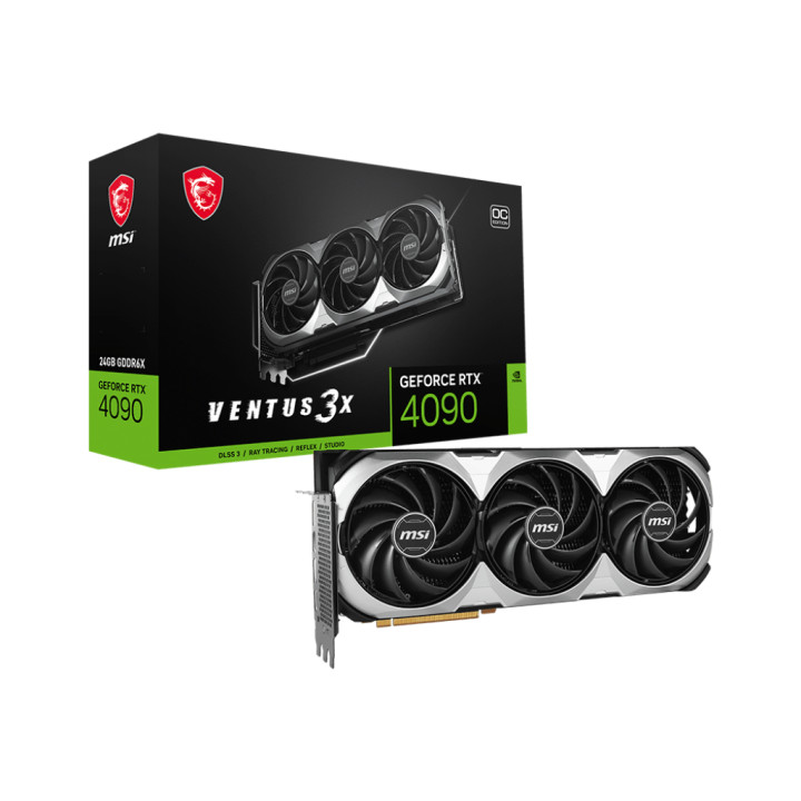 Видео карта MSI Nvidia GeForce RTX 4090 VENTUS 3X E 24GB OC Edition GDDR6X, 384bit