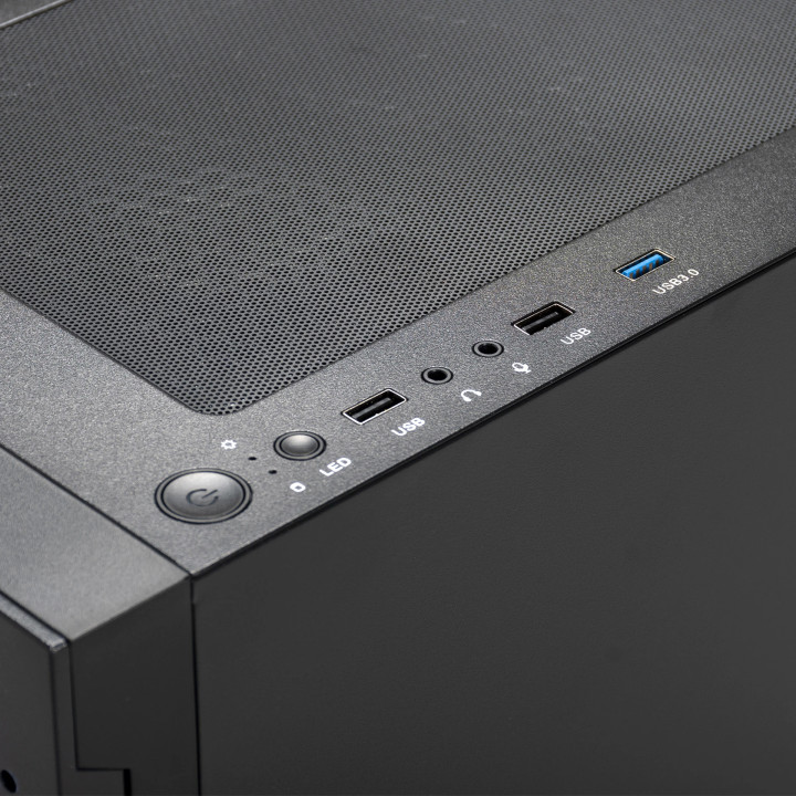 Кутия за компютър Gamdias TALOS E3 MESH, ATX, aRGB, Tempered Glass - GAMDIAS-TALOS-E3-MESH