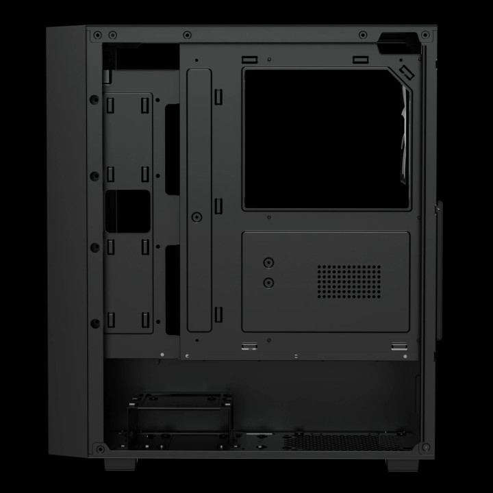 Кутия за компютър Gamdias AURA GC2 Elite, ATX, Mesh, RGB, Tempered Glass - GAMDIAS-AURA-GC2-ELITE
