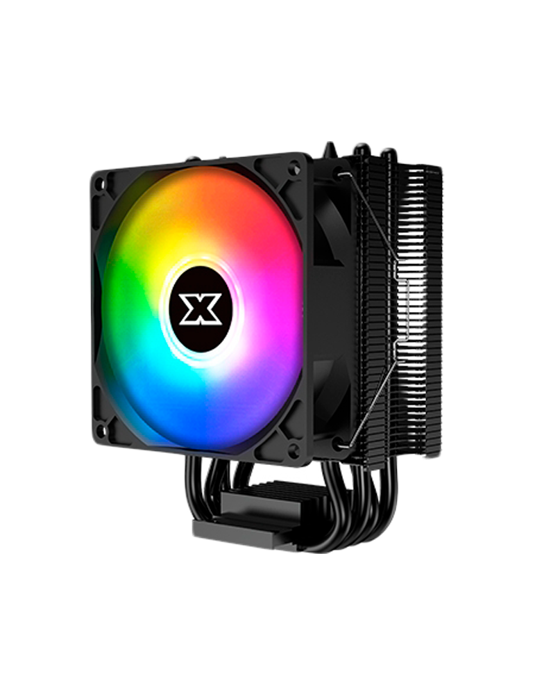 Охладител за процесор XIGMATEK Windpower 964 RGB Arctic, White Top Fin, 92mm White RGB PWM Fan, Single Rainbow LED Mode