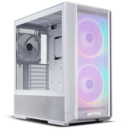 Кутия за компютър Lian-Li LANCOOL 216 RGB Mid-Tower, Tempered Glass, бял - G99.LAN216RW.00