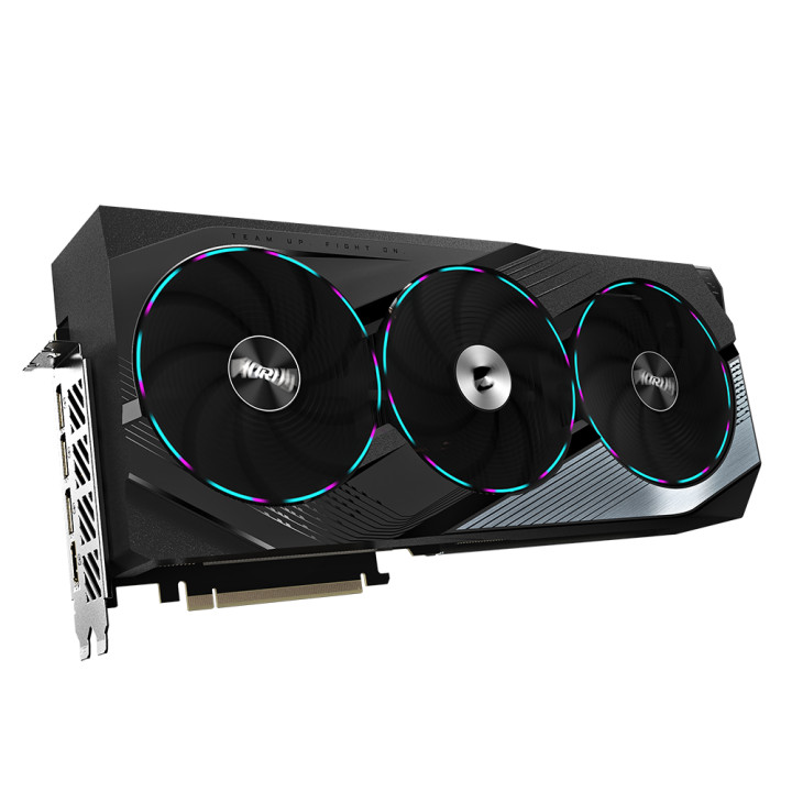 Видео карта Gigabyte Nvidia GeForce RTX 4070 TI SUPER AORUS MASTER 16GB GDDR6X - GV-N407TSAORUS M-16GD