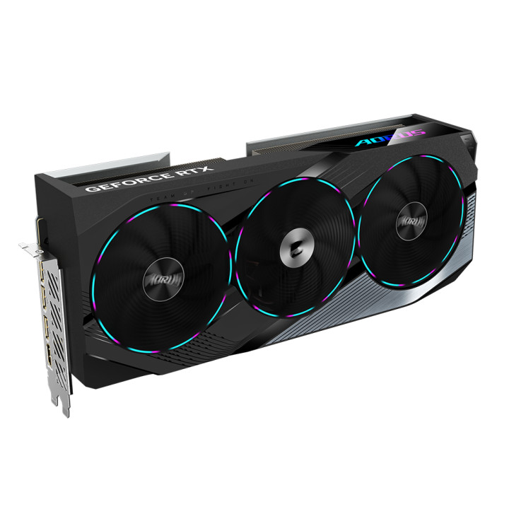 Видео карта Gigabyte Nvidia GeForce RTX 4070 TI SUPER AORUS MASTER 16GB GDDR6X - GV-N407TSAORUS M-16GD