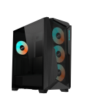 Кутия за компютър Gigabyte C301 Black V2, Tempered Glass, Mid-Tower, RGB Fusion  - GB-C301G V2