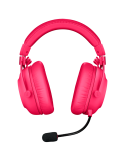 Bluetooth геймърски слушалки Logitech PRO X 2 LIGHTSPEED, MAGENTA, 2.4GHz, EMEA28-935 - 981-001275