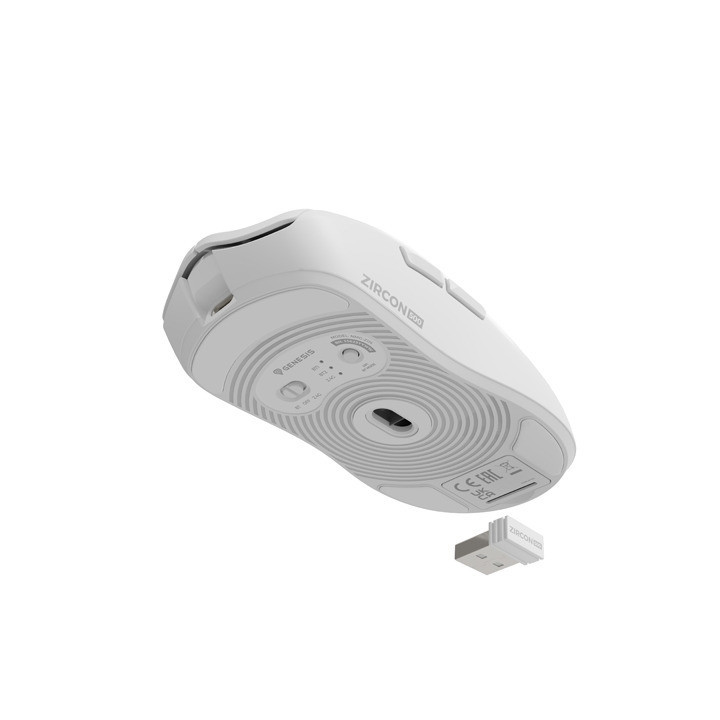 Безжична геймърска мишка Genesis Zircon 500 10000Dpi White - NMG-2114