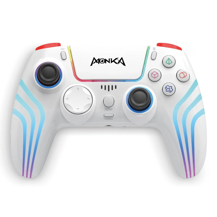 Безжичен геймпад Marvo Monka Contra GT-96, PS4, RGB, Wireless, Vibration - MARVO-GT-96