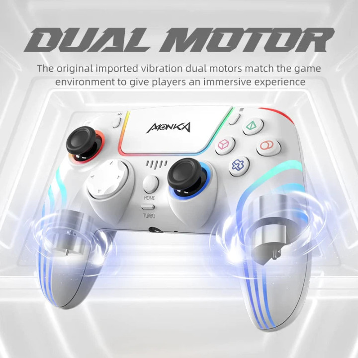 Безжичен геймпад Marvo Monka Contra GT-96, PS4, RGB, Wireless, Vibration - MARVO-GT-96