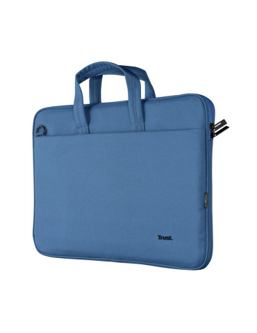 Чантa за лаптоп Trust Bologna Laptop Bag 16" Eco Blue - 24448