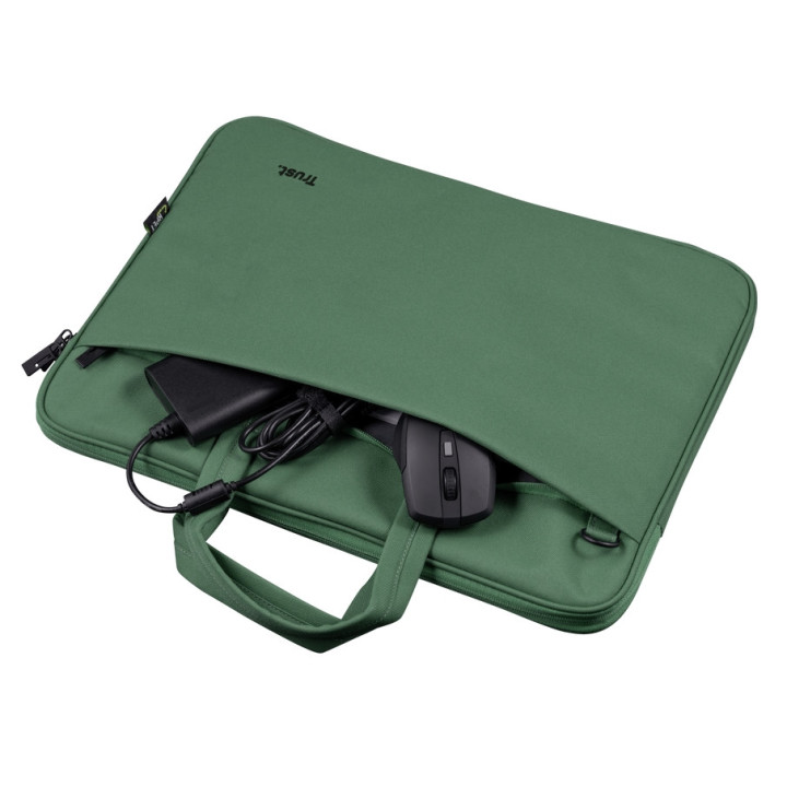 Чантa за лаптоп Trust Bologna Laptop Bag 16" Eco Green - 24450