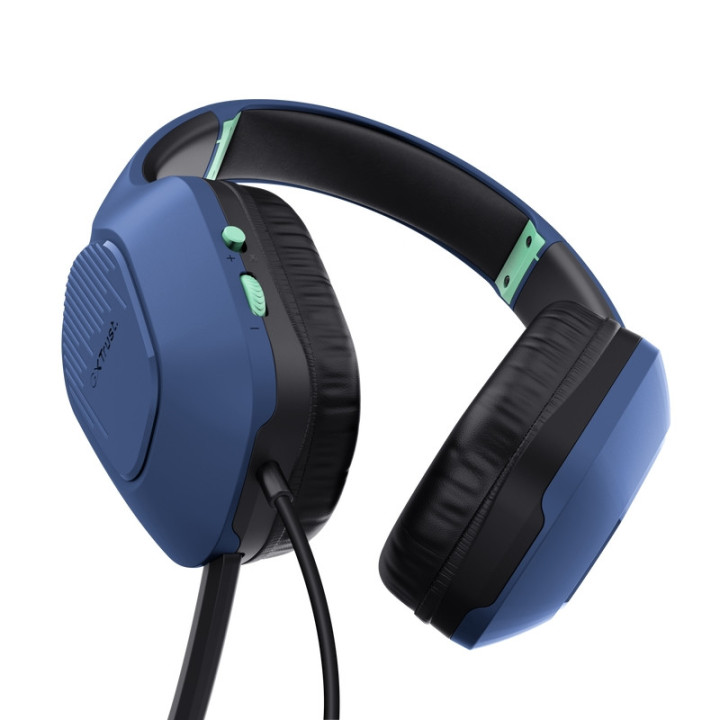 Геймърски слушалки Trust GXT415 Zirox, Blue - 24991