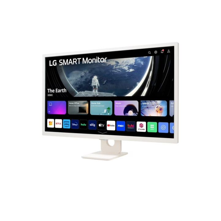 Монитор LG 32SR50F-W, 31.5" IPS Smart webOS23, AG, sRGB 99%, FHD, HDR 10, HDMI, USB, Wi-Fi B/in, AirPlay 2, 5W x 2, White