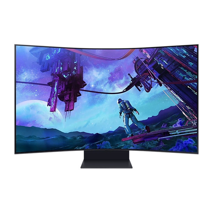 Монитор Samsung 55CG970 55" Odyssey Ark Curved VA 3840x2160, 1ms, 165Hz, DP, HDMI, USB, Black - LS55CG970NUXDU