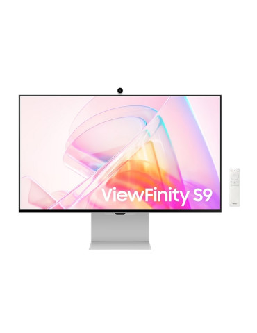 Монитор Samsung LS27C902PAUXDU ViewFinity S9 S90PC, LED IPS, 5ms, 5120x2880, 600cd/m2, 5W x 2, Wirelss DEX, Mini-DP, USB Hub, Thunderbolt, Silver - LS27C902PAUXDU