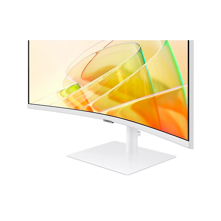 Монитор Samsung 34A650 34" Curved VA 3440x1440, 5ms, 100Hz, DP, HDMI, USB 3.0, Speakers, Thunderbolt, White - LS34C650TAUXEN