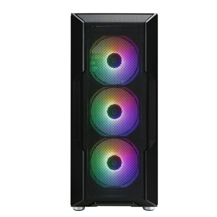 Кутия за компютър Zalman I3 NEO Black,  ATX, RGB, Mesh - ZM-I3-NEO-BK