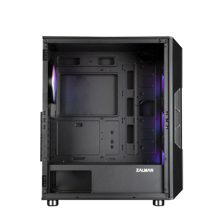 Кутия за компютър Zalman I3 NEO Black,  ATX, RGB, Mesh - ZM-I3-NEO-BK
