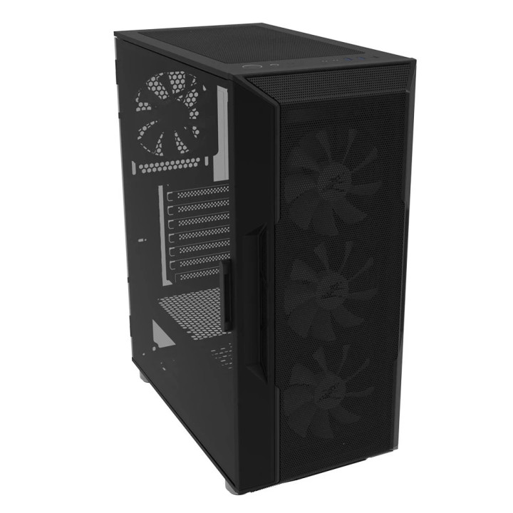 Кутия за компютър Zalman I3 NEO Black,  ATX, RGB, Mesh - ZM-I3-NEO-BK