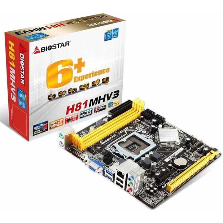 Дънна платка BIOSTAR H81MHV3 сокет 1150