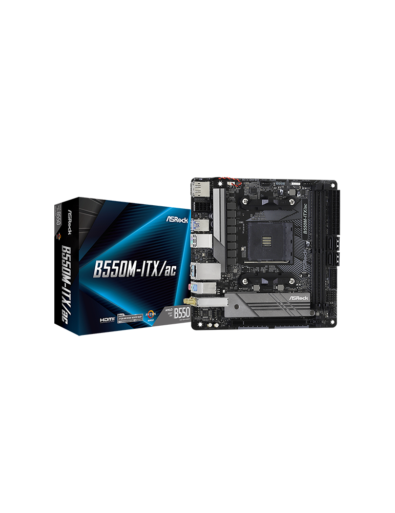 Дънна платка AsRock B550M-ITX/AC