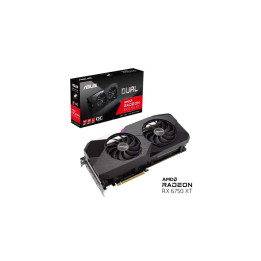 Видео карта Asus Dual Radeon RX 6750 XT OC Edition 12GB GDDR6 - DUAL-RX6750XT-O12G
