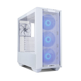 Кутия за компютър Lian Li LANCOOL III RGB Mid-Tower TG, Бял - GELI-910