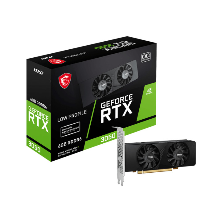 Видео карта MSI Nvidia GeForce RTX 3050 LP 6G OC - 912-V812-025